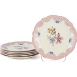 Mikasa Moor Blush Palas 6lı Tatlı Tabağı 19CM - 19 cm