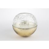 Mikasa Moor Bronz Cam Kapaklı Mum 18X16CM - yok