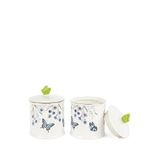 Mikasa Moor Butterfly Lovers Porselen 2'li Kavanoz 15 Cm