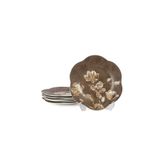 Mikasa Moor Canvas Mocha 6lı Ekmek Tabağı 17cm