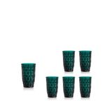 Mikasa Moor Crystal Baroque Petrol Rengi 6'lı Meşrubat Bardağı