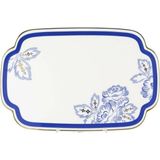 Mikasa Moor Eloria Servis Tabağı 32X21CM - 0,21 lt - Beyaz - Mavi