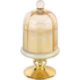 Mikasa Moor Gold Amber Kapaklı Espresso Martini Cam Mum - Standart