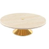 Mikasa Moor Gold Ayaklı Granıt Servıs Tabağı 25X8CM