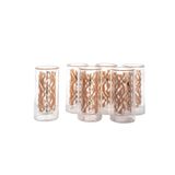 Mikasa Moor Gold Desenli 6lı Cam 70 ml Likör Bardağı