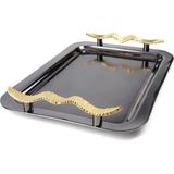 Mikasa Moor Gold Kanatlı Siyah Çelik Tepsi 28 M - Standart