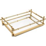 Mikasa Moor Gold Metal Dikdörtgen Aynalı Tepsi 47X30X10 cm - 1 lt