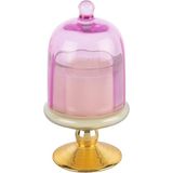 Mikasa Moor Gold Pembe Kapaklı Pink Champagne Cam Mum - Standart
