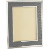 Mikasa Moor Gri Gümüş Deri Çerçeve 13 x 18 cm - Standart