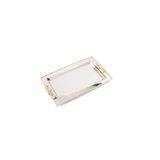 Mikasa Moor Gümüş Antik Gold İşlemeli Tepsi 30x19cm