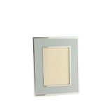 Mikasa Moor Gümüş Deri Fotoğraf Çerçevesi 13 X 18 Cm - Mavi