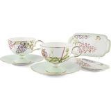 Mikasa Moor Happily 6 Parça 2li Çay Fincanı Seti 220 Cc - Renkli