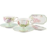 Mikasa Moor Happily Porselen 6 Parça 2li Çay Fincanı Seti
