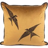 Mikasa Moor Isla Iki Kuş Bronz Yastık 55X55 cm - Standart