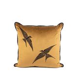 Mikasa Moor Isla İki Kuş Bronz Yastık 55x55 Cm