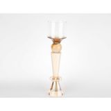 Mikasa Moor Kristal 41x10 cm Şampanya Mumluk