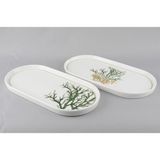 Mikasa Moor Marinet 2li Oval 32x16 cm Servis Tabağı Seti