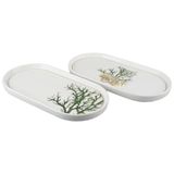 Mikasa Moor Marinet 2’Li Oval Servis Tabağı Seti 32 X 16 Cm