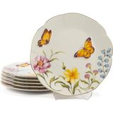 Mikasa Moor Mariposa 6lı Pasta Tabağı 21CM