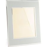Mikasa Moor Mavi Gümüş Deri Fotoğraf Çerçevesi 20 x 25 cm - Standart