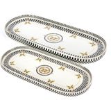 Mikasa Moor Monarch 2li Oval Tabak 26X12 34X15 - 2 Adet