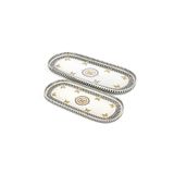 Mikasa Moor Monarch 2li Oval Tabak 26x12cm 34x15cm P038.114463