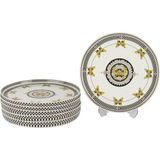 Mikasa Moor Monarch Siyh Beyz 6lı Tatlı Tabağı 19cm