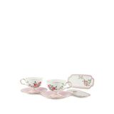 Mikasa Moor Peachy Porselen 6 Parça 2li Çay Fincanı Seti