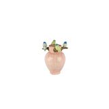 Mikasa Moor Pembe Renkli Kuş Kabartmalı Vazo 21x32cm