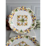 Mikasa Moor Porselen Servis Tabak 6'lı 27 Cm Amalfi - 10 ml - Turuncu