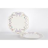 Mikasa Moor Romantic Charm 2li Servis Tabağı 25CM - yok - Renkli