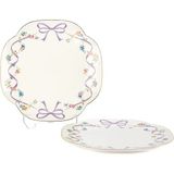 Mikasa Moor Romantic Charm 2li Tatlı Tabağı 19CM - yok - Renkli