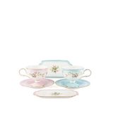 Mikasa Moor Rose Charm Porselen 6 Parça 2 Kişilik Çay Fincanı Seti