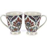 Mikasa Moor Royal Ikat 2li Kupa 290ML - 2 Adet - 290 ml