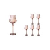 Mikasa Moor Scallop Rosse 6lı Kırmızı Şarap Kadeh 370ml