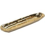 Mikasa Moor Shıny Gold Oval Kraker Tabak 8X34CM - 8 x 34 cm