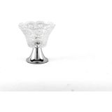 Mikasa Moor Silver Cam Ayaklı Kase 12X13CM - Şeffaf - yok