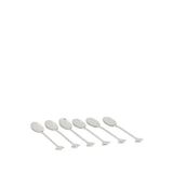 Mikasa Moor Silver Çelik Çaydanlık Figürlü 6'lı Çay Kaşığı Seti - Gümüş