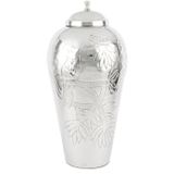 Mikasa Moor Silver Kapaklı Metal Vazo 30x60cm