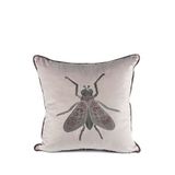 Mikasa Moor Sinek Detaylı Lila Yastık Kırlent 55x55 Cm