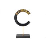 Mikasa Moor Siyah Gold 29x11x51 cm Harf Obje