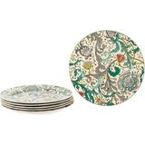Mikasa Moor Turguoise 6'lı Porselen Servis Tabağı 27 cm - Standart