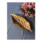 Mikasa Moor Yaprak Gold Servis Sunum Tabak 45x16cm