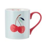 Mikasa Porselen Vişne Düz Taraflı Kupa - 280 ML
