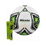 Mikasa Regatador Futbol Topu Beyaz Siyah Yeşil Renkli Yüksek Kalite Zemin İçin Özel Tasarım