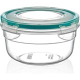 Mikasso 1.5 Lt Yuvarlak Sızdırmaz Saklama Kabı Fresh Box LC-415 Plastik Turuncu
