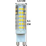 Mikasso (1 Adet) 5W 3000K (Gün Işığı) G9 Duylu Dim Edilebilir LED Kapsül Ampul - Çok Renkli