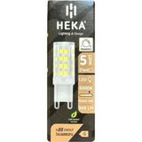 Mikasso (1 Adet) 5W (37W) 6500K (Beyaz Işık) G9 Duylu Dim Edilebilir LED Kapsül Ampul