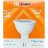 Mikasso (1 Adet) 5W (40W) Sarı Işık (3000K) G4 Duylu (Iğne Bacak) LED Çanak Ampul