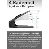Mikasso 1 Adet Ayarlanabilir Ayakkabı Rampası Plastik Siyah Cn